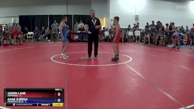 106 lbs Semis & 3rd Wb (16 Team) - Jaxon Lane, Tennessee vs Gage Bjerga, Minnesota Blue