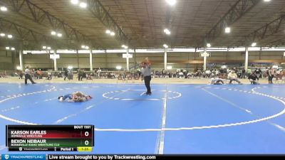 45 lbs Round 1 - Karson Earles, Homedale Wrestling vs Bexon Neibaur, Bonneville Idaho Wrestling Clu