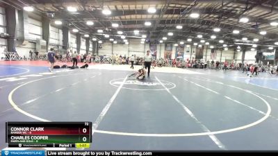 72 lbs Rd# 5- 3:45pm Friday Final Pool - Connor Clark, Ranger WC vs Charles Cooper, Maryland Gold