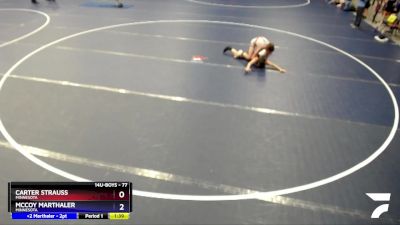 77 lbs Quarterfinal - Carter Strauss, Minnesota vs McCoy Marthaler, Minnesota