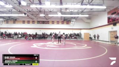 102-109 lbs Round 1 - Ruby Rivas, Mt. San Antonio College vs Jessica Hong, Cerritos College