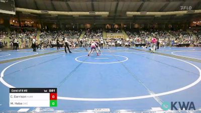 98 lbs Consi Of 8 #2 - Camden Garrison, Hurricane Wrestling Academy vs Malelroie Haba, Chickasha Youth Wrestling