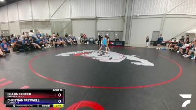 132 lbs Placement Matches (8 Team) - Dillon Cooper, Kansas Blue vs Christian Fretwell, Florida