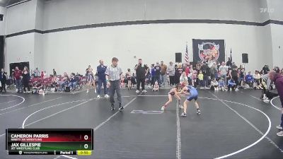 58 lbs Round 4 - Cameron Parris, Ninety Six Wrestling vs Jax Gillespie, JET Wrestling Club