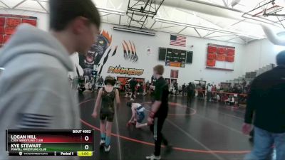 84 lbs 1st Place Match - Logan Hill, Cody Wrestling Club vs Kye Stewart, Powell Wrestling Club