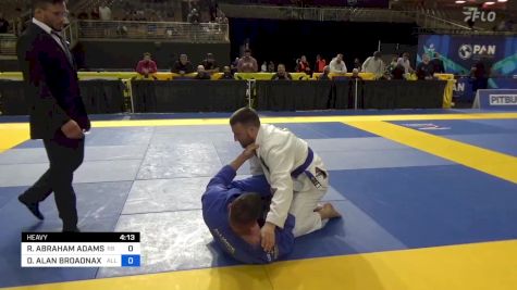 RICHARD ABRAHAM ADAMSON vs DAVID ALAN BROADNAX JR 2024 Pan Jiu Jitsu IBJJF Championship