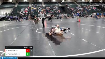 170 lbs Round 1 (16 Team) - Aiden Robertson, Millard South vs Logan Pfannenstiel, Norton Community