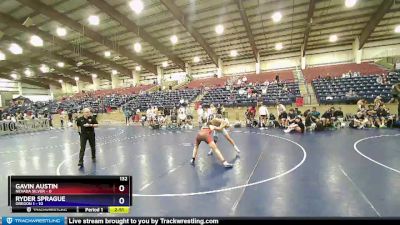 132 lbs Semis & Wb (16 Team) - GAVIN AUSTIN, Nevada SILVER vs Ryder Sprague, Oregon 1