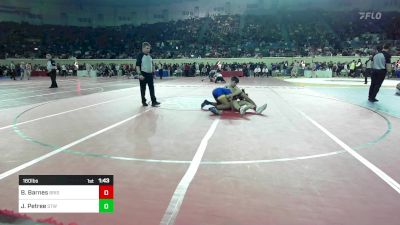 160 lbs Round Of 32 - Blayne Barnes, Bristow vs JaKoby Petree, Stillwater