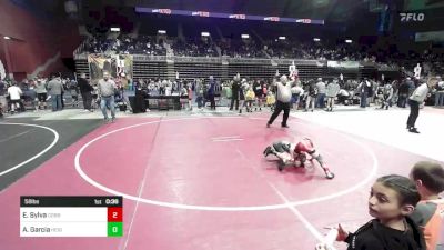 58 lbs Round Of 16 - Eddie Sylva, Cobbler Kid Wrestling vs Aiden Garcia, Heights WC