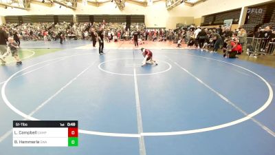 51-T lbs Consi Of 8 #1 - Luke Campbell, Campbell vs Brody Hemmerle, Diesel Wrestling Academy