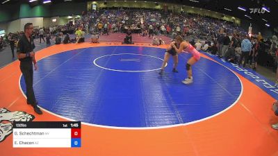 132 lbs Consi Of 16 #2 - Gabriella Schechtman, NY vs Emma Chacon, AZ