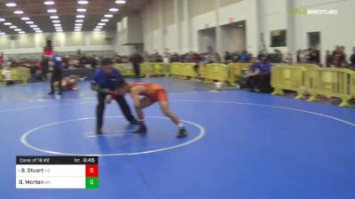120 lbs Consi Of 16 #2 - Brian Stuart, MD vs Dayne Morton, MN