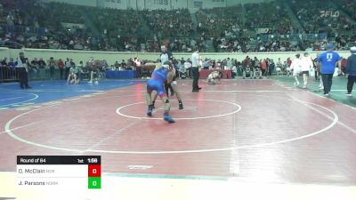 113 lbs Round Of 64 - Orlando McClain, Moore vs Jake Parsons, Norman Jr High