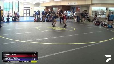 132 lbs Semifinal - BRYAN LATTA, PWA vs Sawyer Jones, Integrity Wrestling Club