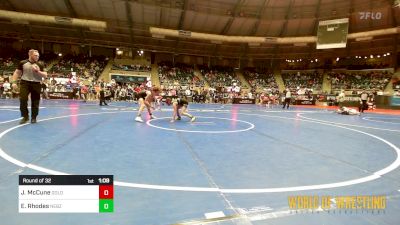 84 lbs Round Of 32 - Jaxon McCune, GOLDRUSH Academy vs Elias Rhodes, Nebraska Boyz