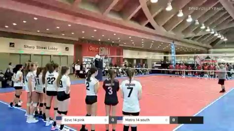 Ecvc 14 pink vs Metro 14 south - 2022 JVA Charm City Challenge presented by Nike