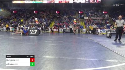 45 lbs Quarterfinal - Rhett Jenkins, Southern Huntingdon vs James Susko, Moon