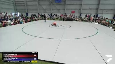 106 lbs Round 2 (8 Team) - Tyler Prinzo, Georgia BLACK vs Cole Cichocki, Michigan Red