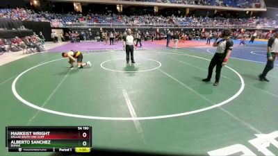 5A 190 lbs Cons. Round 2 - Alberto Sanchez, Dumas vs Markeist Wright, Dallas South Oak Cliff