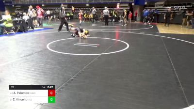 70 lbs Round Of 64 - Atley Palumbo, Dubois vs Cole Vincent, Titusville