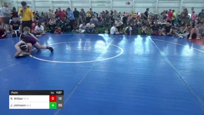 110 lbs Pools - Ryder Wilber, EP Rattlers vs Jimmy Johnson, 84 Athletes (VA)