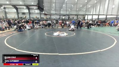 175 lbs Cons. Round 3 - Elijah Cole, OR vs Tate Cuthbert, ID