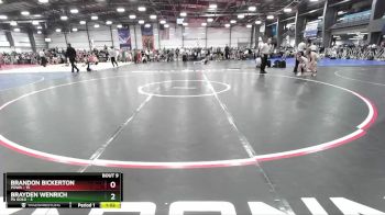 88 lbs Rd# 6- 9:00am Saturday Final Pool - Brandon Bickerton, POWA vs Brayden Wenrich, PA Gold