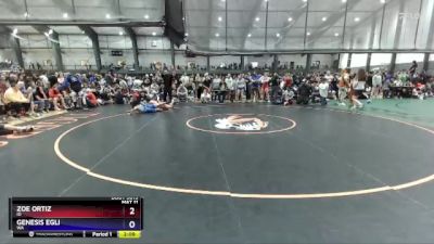 130 lbs Champ. Round 1 - Zoe Ortiz, ID vs Genesis Egli, WA