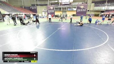 142-147 lbs Round 2 - Anthony Marcello, Arlington Cardinals Wrestling Club vs Sergio Macias, Mustang Wrestling Club