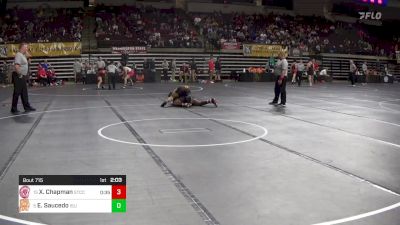 174 lbs Consi Of 16 #2 - Xzander Chapman, Springfield Tech CC vs Emiliano Saucedo, Iowa State WC