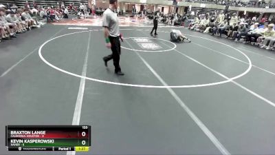 133 lbs Semis & 1st Wrestleback (8 Team) - Braxton Lange, Caledonia-Houston vs Kevin Kasperowski, Xavier