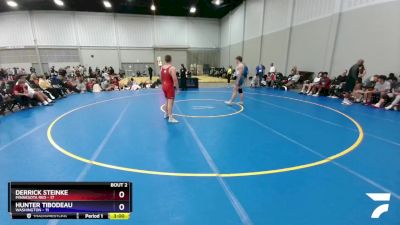 220 lbs Quarterfinals (8 Team) - Derrick Steinke, Minnesota Red vs Hunter Tibodeau, Washington