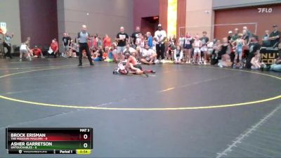 56 lbs Finals (8 Team) - Asher Garretson, Untouchables vs Brock Erisman, The Missouri Maulers