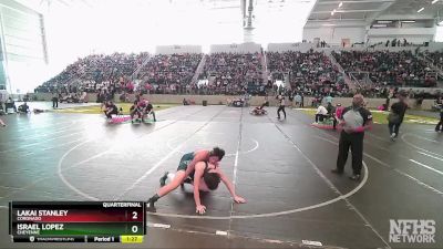 157 lbs Quarterfinal - Israel Lopez, Cheyenne vs Lakai Stanley, Coronado