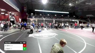 53 lbs Rr Rnd 3 - Greysen Seim, Douglas Wrestling Club vs Jett Plant, Top Of The Rock WC