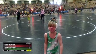 100 lbs Semifinal - Paris Turner, Rabbit Wrestling Club vs Emma Johnson, TCWC