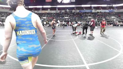 218 lbs Consi Of 8 #2 - Gavin Barker, Jackson County Wrestling Club vs Bryan Madinger Jr, Gladiator Elite