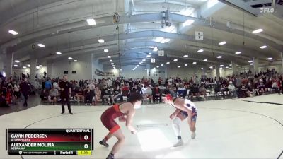 153 lbs Quarterfinal - Gavin Pedersen, GI Grapplers vs Alexander Molina, Nebraska