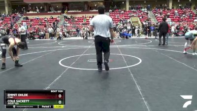 145 lbs Quarterfinal - Cole Sackett, Angry Fish vs Emmit Ohlde, CYWC