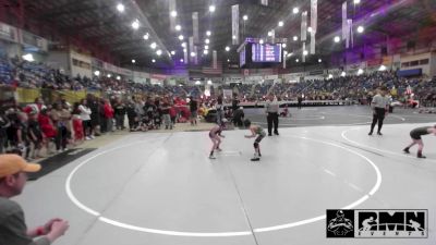 46 lbs Quarterfinal - Greysen Boyuk, Grandview vs Bramlee Garrison, Montrose Elite