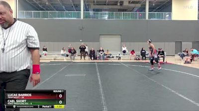 110 lbs Round 1 (10 Team) - Lucas Barrios, Team Shutt vs Cael Short, Noke Wrestling RTC