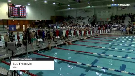 Music City Invite, Men 500 Free A Final