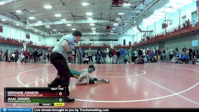 95 lbs Champ. Round 2 - Germaine Johnson, Decatur Central Wrestling Club vs Isaac Hodges, Floyd Wrestling Club