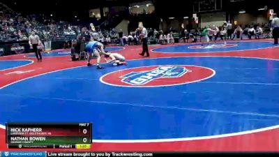 3A-150 lbs Quarterfinal - Nick Kapherr, Lakeview Ft. Oglethorpe HS vs Nathan Bowen, Oconee County