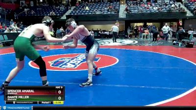 7A-157 lbs Cons. Round 2 - Spencer Amaral, Harrison vs Dante Miller, Grayson