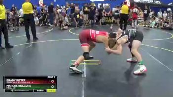 107 lbs Semis & 1st Wrestleback (8 Team) - Marcus Killgore, POWA vs Brady Ritter, American Gladiators-Red