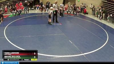 48 lbs Cons. Round 4 - Brooks Bulloch, Iron Co Wrestling Academy vs Torin Larimore, Dove Creek