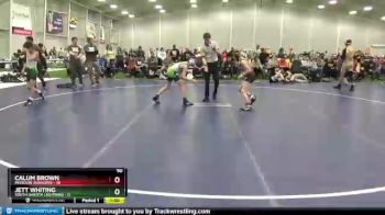 90 lbs Round 2 (6 Team) - Calum Brown, Missouri Avengers vs Jett Whiting, South Dakota Lightning
