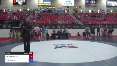 65 kg Rnd Of 16 - Blue Stiffler, Roundtree Wrestling Academy vs Noah Bull, Sanderson Wrestling Academy